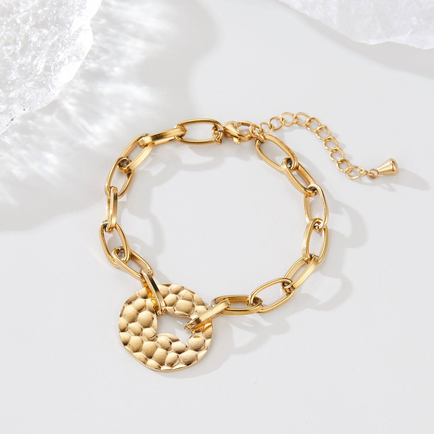 Trendy Gold Bracelets for Women, Dainty Chain Bangle Bracelets Link Bangle Jewelry for Her