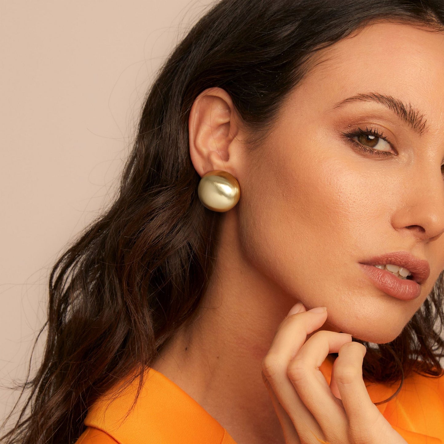 Gold Geometric Earrings for Women, Chunky Gold Dangle Earrings Trendy Vintage Statement Earrings Dupes Jewelry for Her