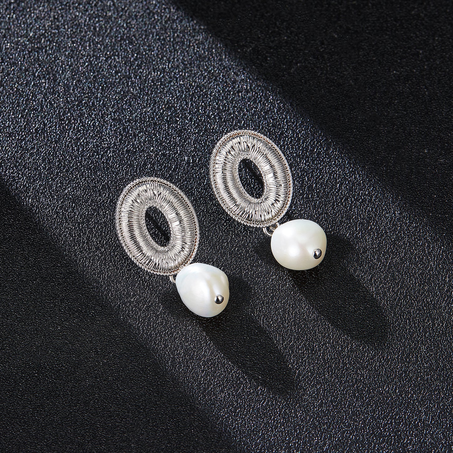 Trendy Dangle Earrings for Women, 18K Gold Plated Pearl Drop Earrings Hypoallergenic Earrings Costume Jewelry for Her