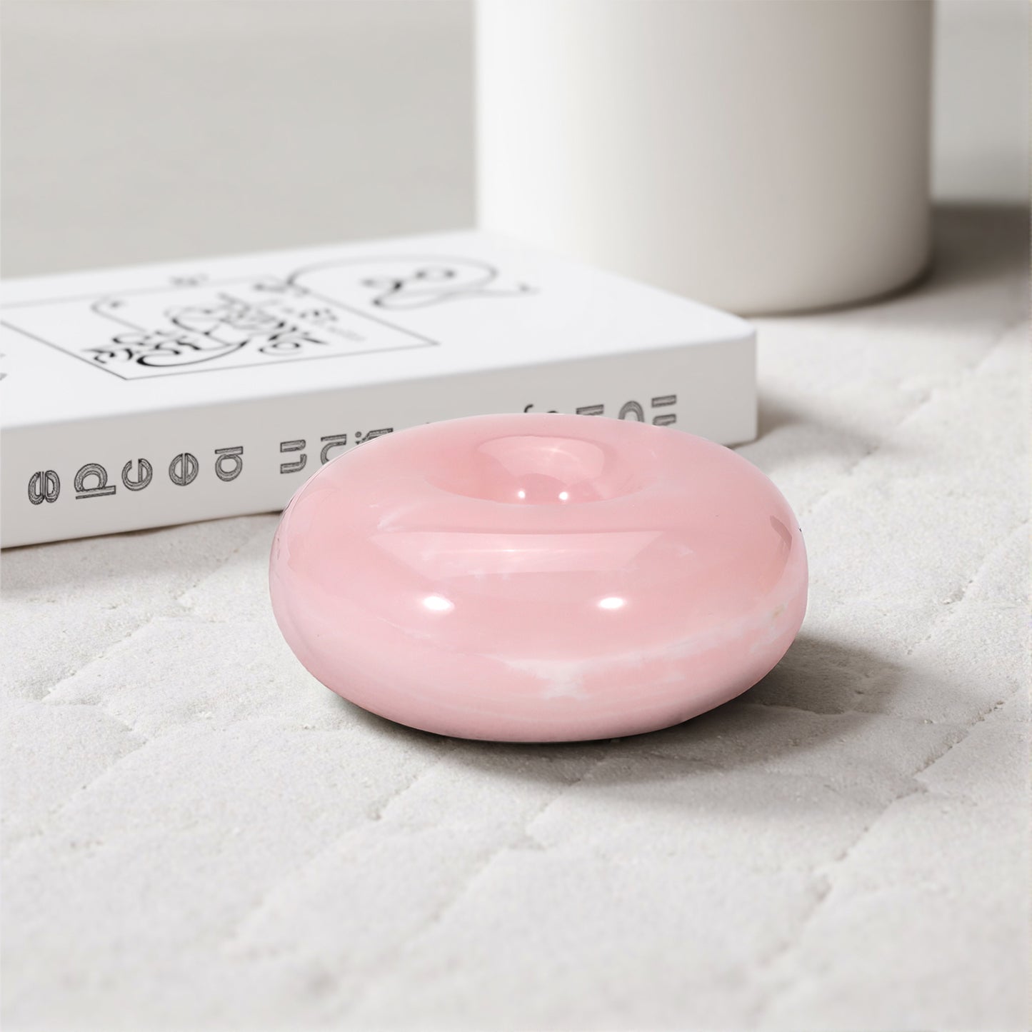 Candle Holders Natural Stone Premium Marble Candlestick Holder for Wedding Dinning Party