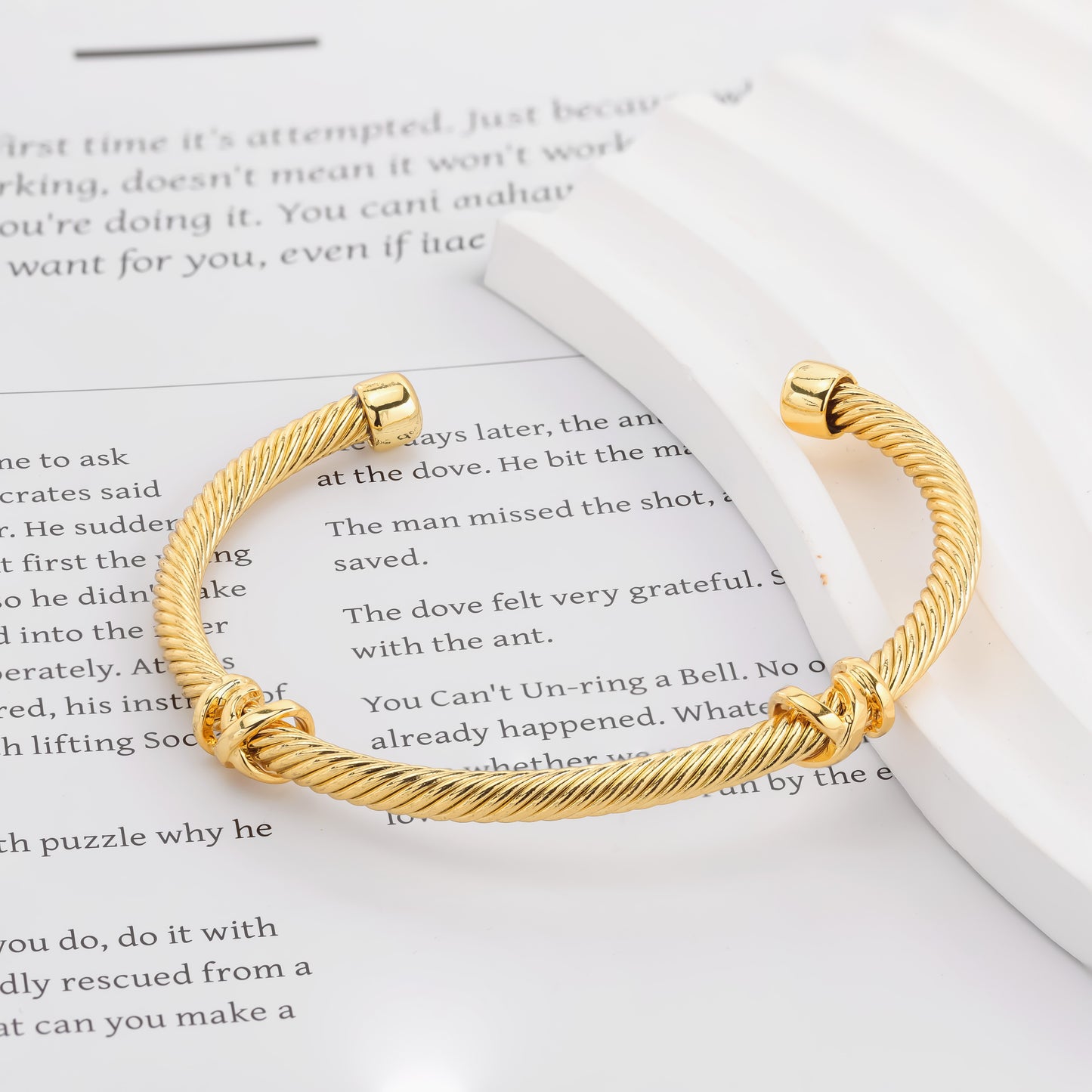 Aprilery Cuff Bracelet for Women Silver Wire Twisted Two Tone Cable Bracelet Gold Cuff Bangle Vintage Bracelets Jewelry Gifts