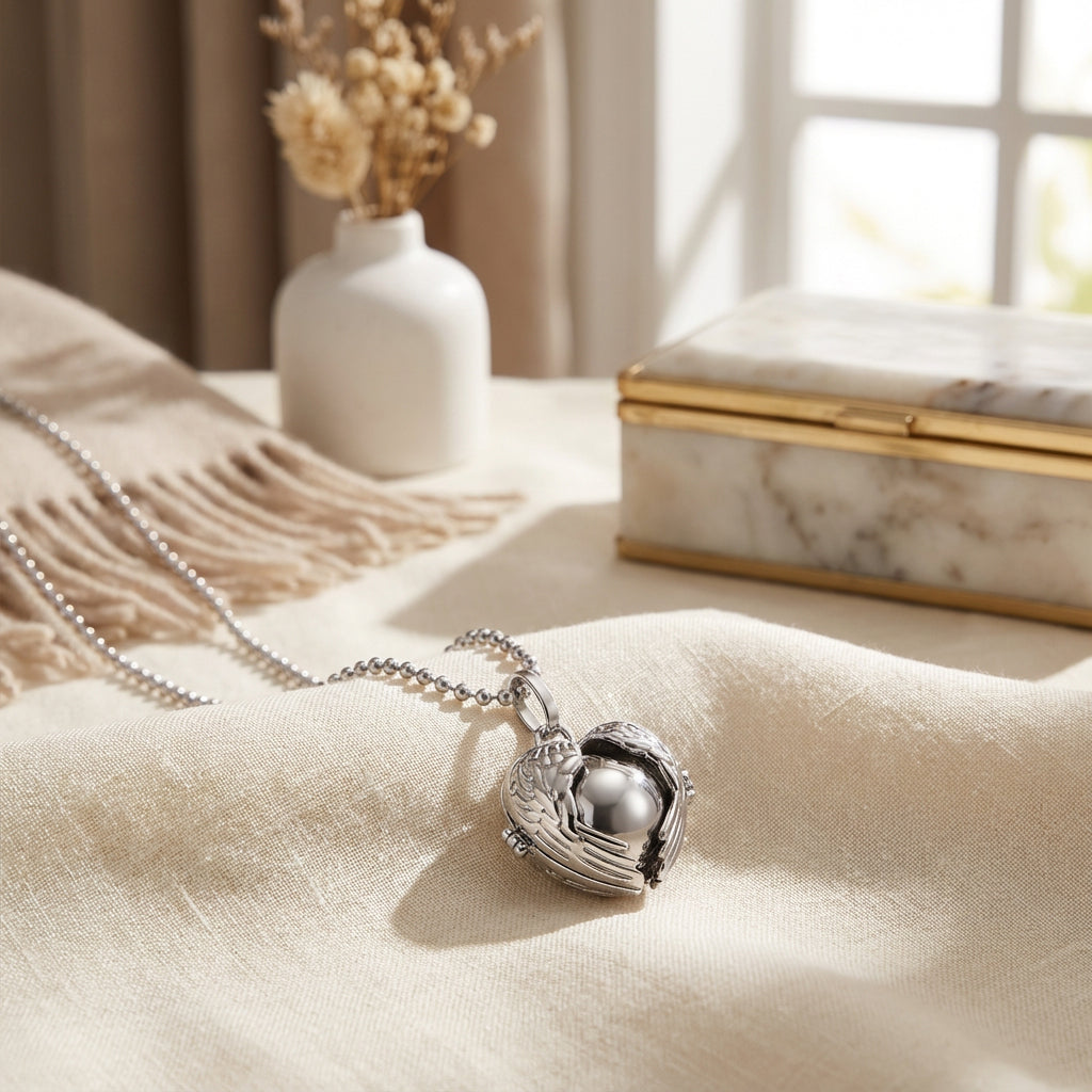 Aprilery Gold Pendant Necklaces for Women Bell Necklace Trendy Gold Chain Necklaces Dainty Jewelry Gift