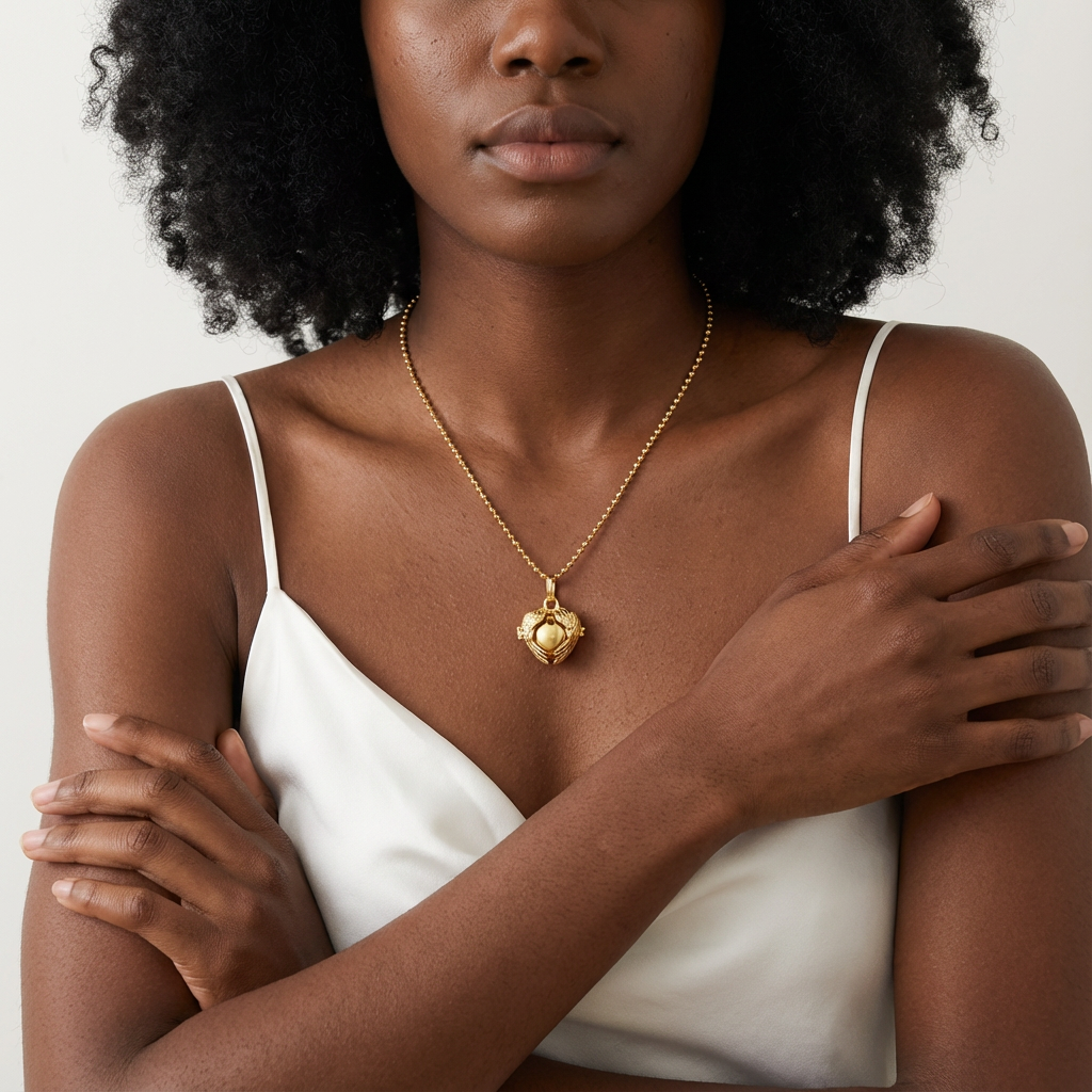 Aprilery Gold Pendant Necklaces for Women Bell Necklace Trendy Gold Chain Necklaces Dainty Jewelry Gift